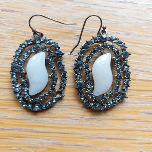 Elegant Bronze Agate Earrings